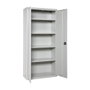 Armoire Simon Rack Gris Métal 80 x 40 x 180 cm