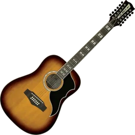 EKO Guitare Acoustique Dreadnought Ranger 12 A/E 12 cordes Honey Burst
