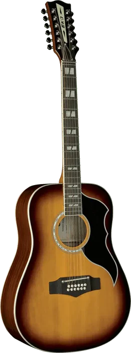 EKO Guitare Acoustique Dreadnought Ranger 12 A/E 12 cordes Honey Burst EKO Guitare Acoustique Dreadnought Ranger 12 A/E 12 cordes Honey Burst