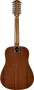 EKO Guitare Acoustique Dreadnought Ranger 12 A/E 12 cordes Honey Burst