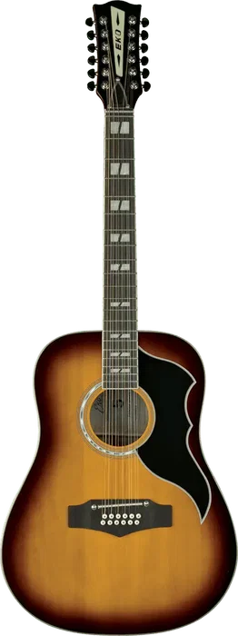 EKO Guitare Acoustique Dreadnought Ranger 12 A/E 12 cordes Honey Burst EKO Guitare Acoustique Dreadnought Ranger 12 A/E 12 cordes Honey Burst