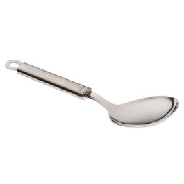 Berghoff 1301060 Cuillère à Riz en Acier Inoxydable - Design Ergonomique avec Trou pour Suspension