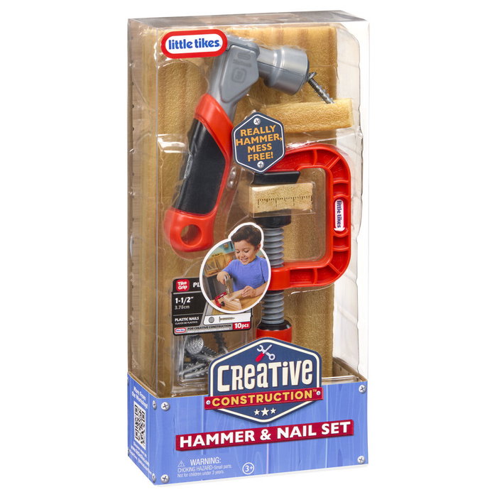 Little Tikes Kit de Construction Créatif - Marteau et clous