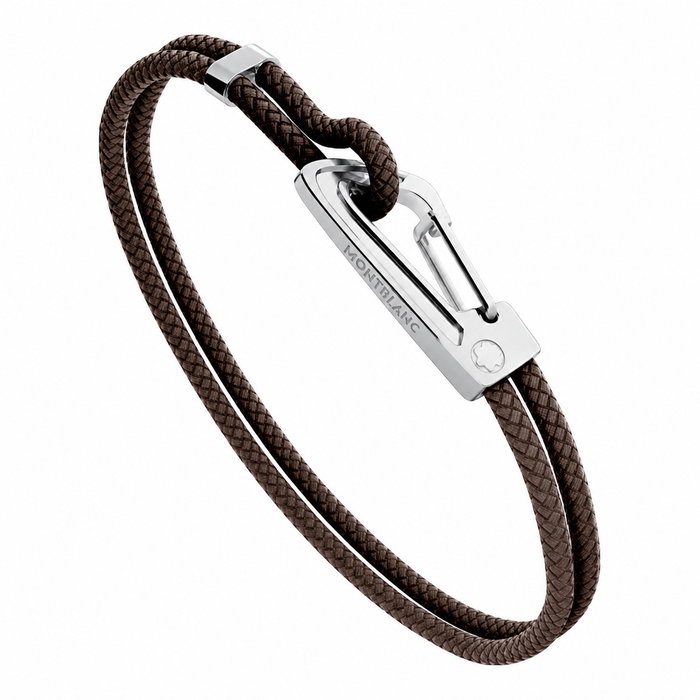 Montblanc Bracelet en Acier Inoxydable Noir MB11694768 Montblanc Bracelet en Acier Inoxydable Noir MB11694768