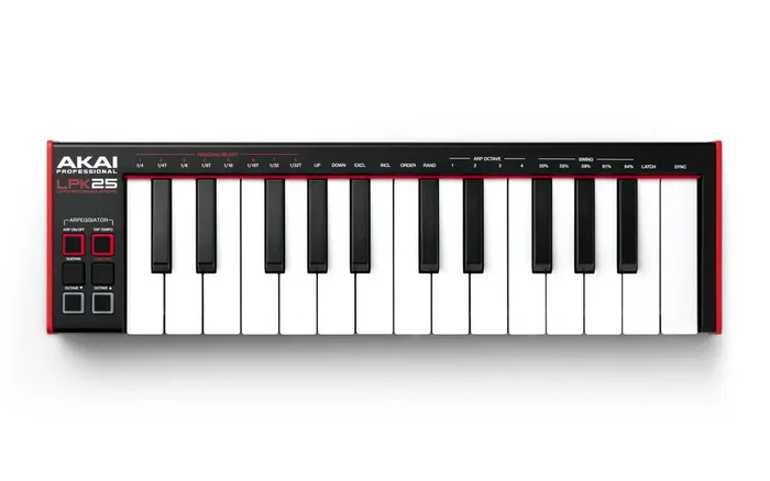 AKAIPRO LPK 25 MkII Clavier Contrôleur MIDI USB 25 Mini-Touches Sensibles à la Vélocité