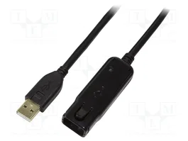 LOGILINK Répéteur USB 2.0 24m Noir