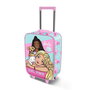 Barbie Pets - Valise cabine souple pour enfant avec motif 3D Barbie Pets, dimensions 33 x 17 x 52 cm (hors roues), rose