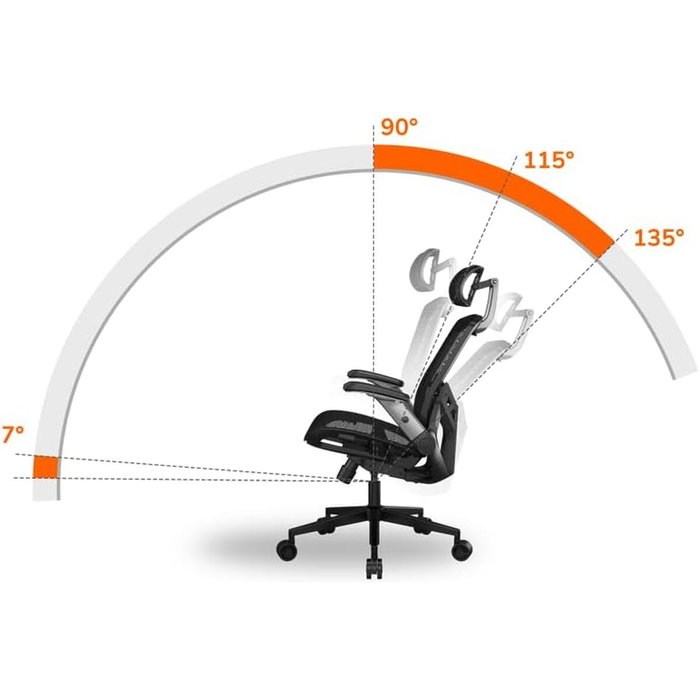 Chaise de jeu Cougar 3MSPOBLB.0001 Noir