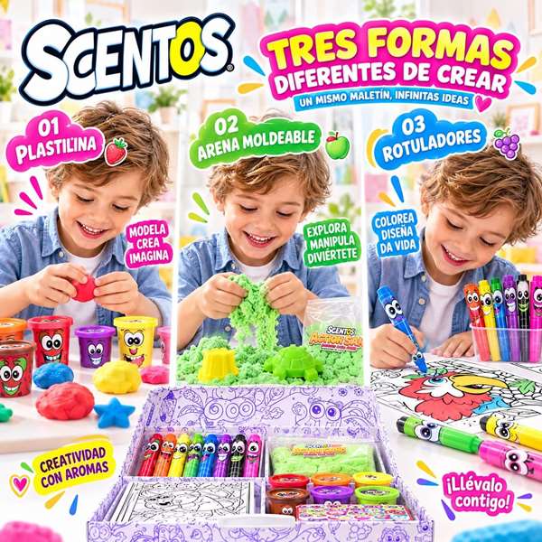 Scentos Maletín Set definitivo de actividades transportable