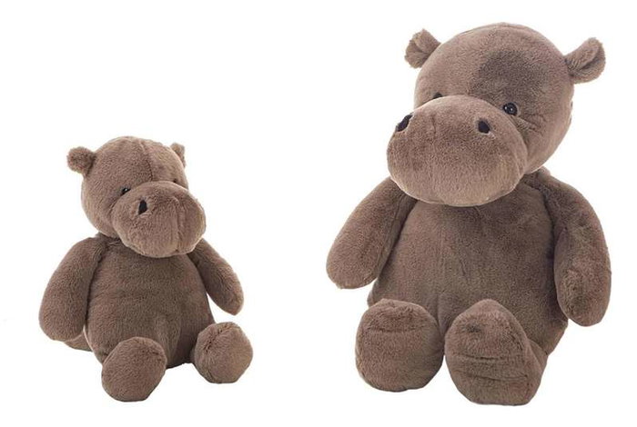 Creaciones Llopis Kai Peluche Hippo Marron 40 cm en Polyester pour Bébé Dès la Naissance