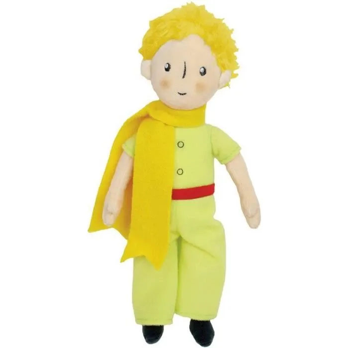 JEMINI Peluche Le Petit Prince Saint-Exupéry, 25 cm, en peluche, personnage célèbre, pour enfants dès 3 ans