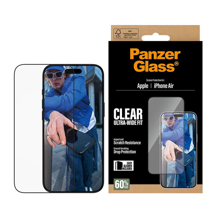 Protection pour Écran Panzer Glass PG76830 Apple iPhone Air