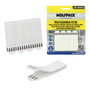 WOLFPACK LINEA PROFESIONAL Tiras Colgadoras Velcro 16 x 55 Mm 4 Set