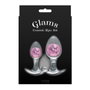 Plug Anal NS Novelties Glams Rose 2 Pièces (7 cm) (8 cm)