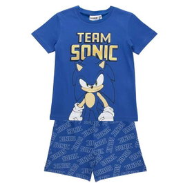 Cerdá Pijama Court Sonic 6 Ans Bleu - Modèles Assortis