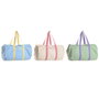 Home ESPRIT Sac de plage Bleu Blanc Vert polialgodon (3 Unités)