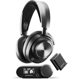 Steelseries Arctis Nova Pro Casque-micro Audio Gaming sans fil - Réduction active de bruit - Noir