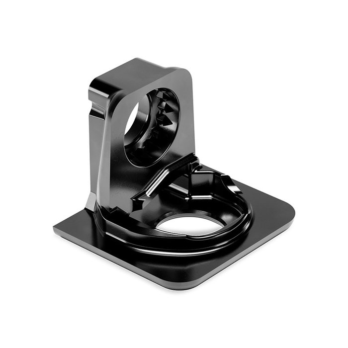 ITALIANA FERRAMENTA Support Latéral Zamak PK2 Avec Trou Ø6mm Finition Nickel Épaisseur 16mm