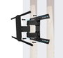 B-Tech Support Mural Double Bras Articulé avec UltraGlide pour Écrans Plats 75 à 75 Pouces, Inclinaison et Rotation, jusqu'à 50kg