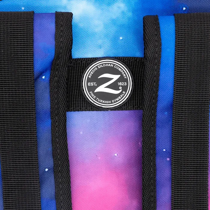 Zildjian Purple Galaxy Mochila pour Étudiant avec étui à baguettes et baquetas