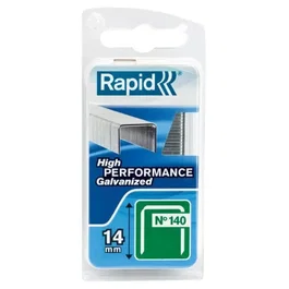 Rapid Agraf 16mm - Lot de 200 agrafes n°140 pour plastiques et matières non fibreuses, fil plat pour maintien large, agrafeuse manuelle