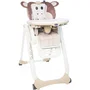 Chicco Trône Polly 2 Start Monkey - Chaise Haute Évolutive pour Bébés dès la Naissance jusqu'à 3 Ans