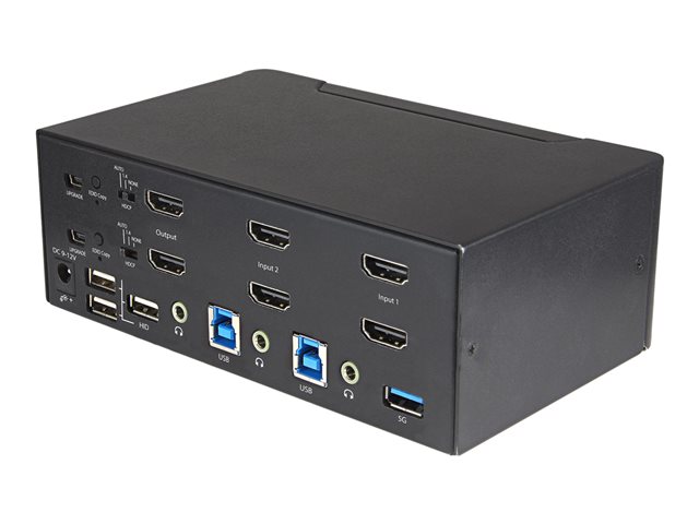 StarTech SV231DHU34K6 Conmutateur KVM HDMI 4K HDR10 2 Ports avec USB 3.0 et Audio 7.1 StarTech SV231DHU34K6 Conmutateur KVM HDMI 4K HDR10 2 Ports avec USB 3.0 et Audio 7.1