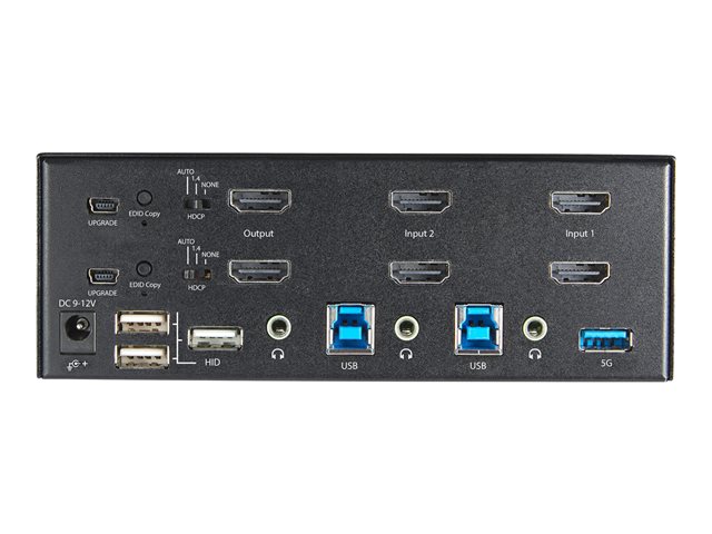StarTech SV231DHU34K6 Conmutateur KVM HDMI 4K HDR10 2 Ports avec USB 3.0 et Audio 7.1 StarTech SV231DHU34K6 Conmutateur KVM HDMI 4K HDR10 2 Ports avec USB 3.0 et Audio 7.1