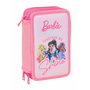 Pochette à crayons triple Barbie Rose 12,5 x 19,5 x 5,5 cm 37 Pièces