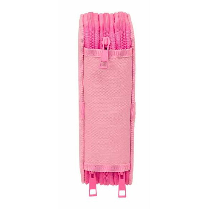 Pochette à crayons triple Barbie Rose 12,5 x 19,5 x 5,5 cm 37 Pièces