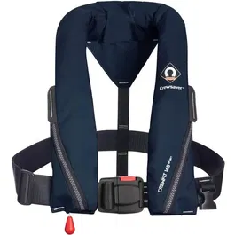 Crewsaver CREWFIT 165N Sport - Gilet de sauvetage automatique 165N pour adulte sans harnais, bleu marine - Équipement de sécurité nautique