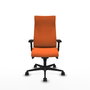 Piqueras Y Crespo Fauteuil Albacete Orange avec Mécanisme Synchrone et Accoudoirs 2D