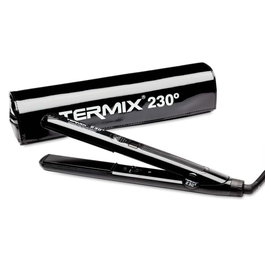 Termix Plancha 230 - Planche à lisser professionnelle à plaques de céramique et réglage numérique de température, noir turmaline