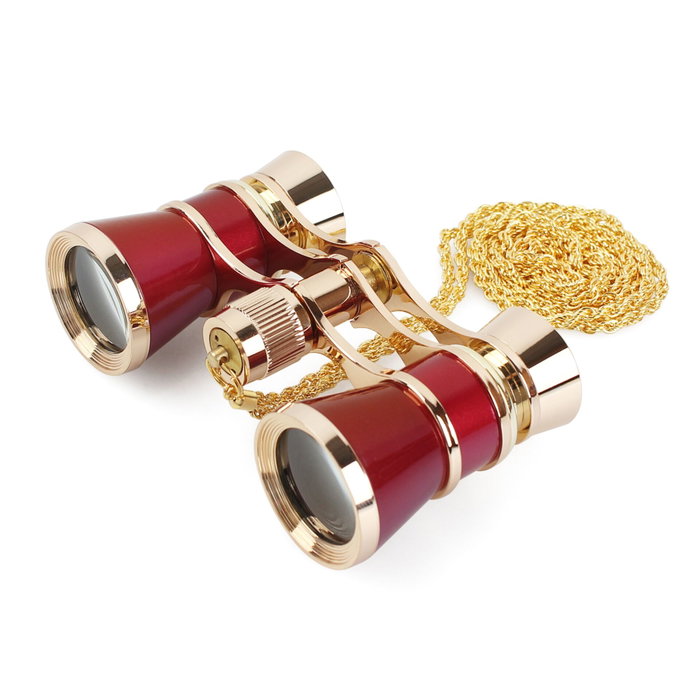 Braun Binocular Opera 3x25 gold/burgundrot Braun Binocular Opera 3x25 gold/burgundrot