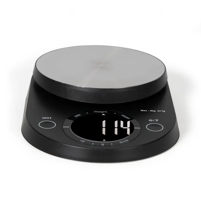 Livoo DOM493N Balance de cuisine électronique 5 kg avec écran LCD rétroéclairé