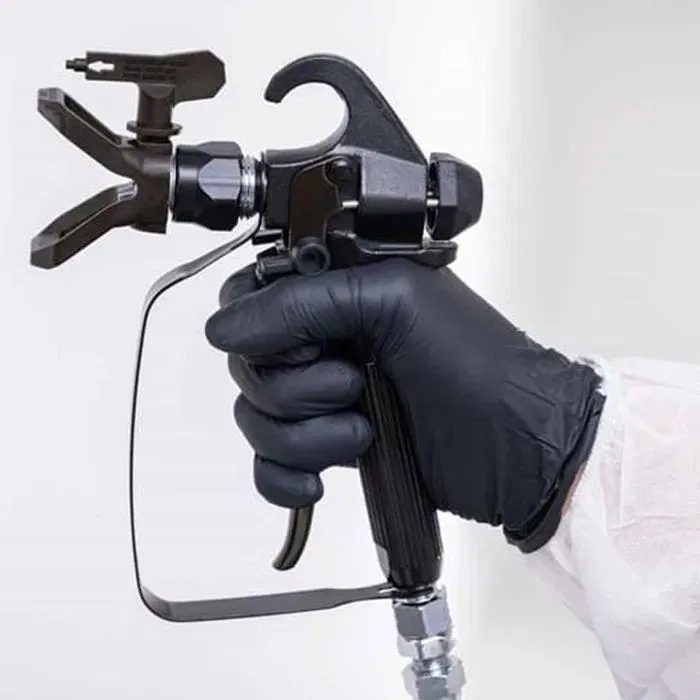 Scheppach Station de peinture airless ACS4000, 110 bar 500W avec 2 filtres et 2 buses pour un résultat professionnel Scheppach Station de peinture airless ACS4000, 110 bar 500W avec 2 filtres et 2 buses pour un résultat professionnel