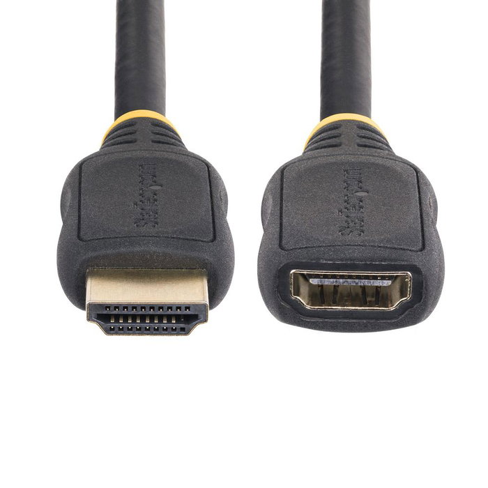 Startechcom HD2MF18INL Câble HDMI 2.0 Extension 4K 0.5 m Mâle à Femelle Startechcom HD2MF18INL Câble HDMI 2.0 Extension 4K 0.5 m Mâle à Femelle