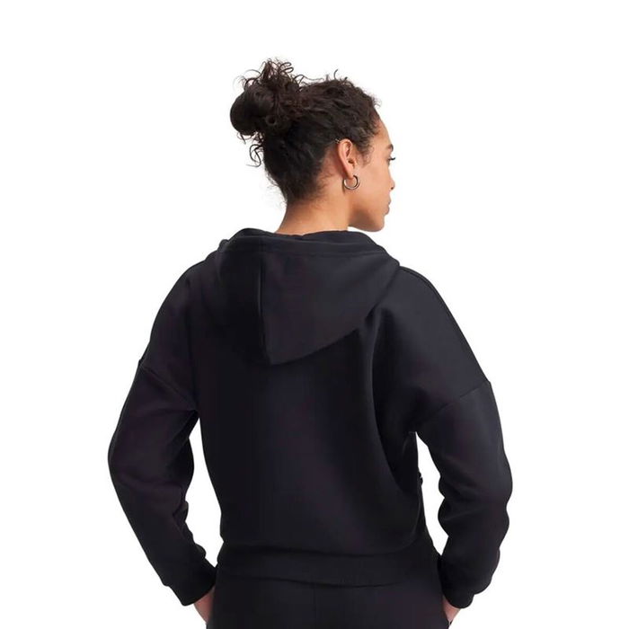 Sweat à capuche femme Under Armour Rival Flc Piped Hz Noir 8-10 ans