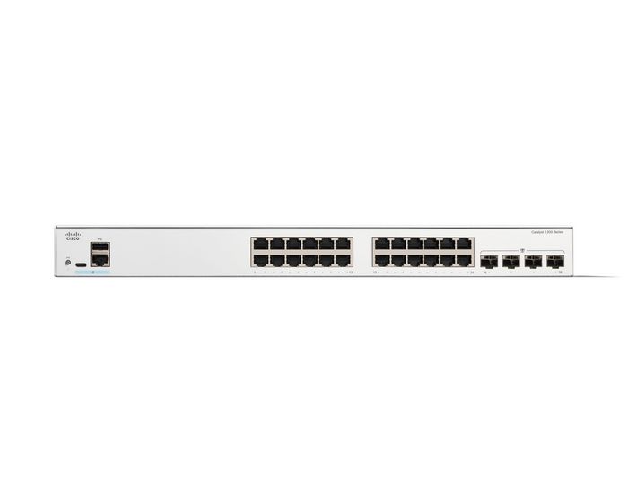 Cisco C1200-24T-4G Catalyst 1200 Smart Switch 24 Ports Gigabit Ethernet 4x SFP 1GE pour Petite Entreprise Garantie Vie Limitée Cisco C1200-24T-4G Catalyst 1200 Smart Switch 24 Ports Gigabit Ethernet 4x SFP 1GE pour Petite Entreprise Garantie Vie Limitée