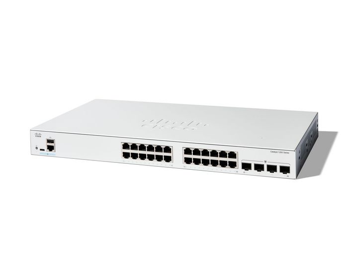 Cisco C1200-24T-4G Catalyst 1200 Smart Switch 24 Ports Gigabit Ethernet 4x SFP 1GE pour Petite Entreprise Garantie Vie Limitée