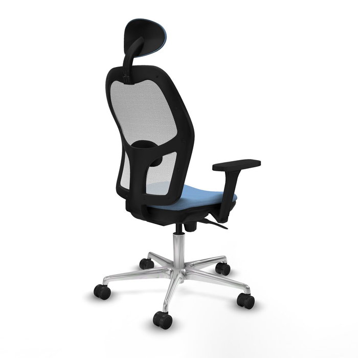 Piqueras y Crespo 3D086N1 Chaise de Bureau avec Appui-tête Bleu ciel Piqueras y Crespo 3D086N1 Chaise de Bureau avec Appui-tête Bleu ciel