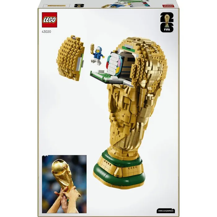 Lego 43020 Trophée Officiel de la Coupe du Monde de la FIFA - Maquette de Construction pour les 12 ans et plus