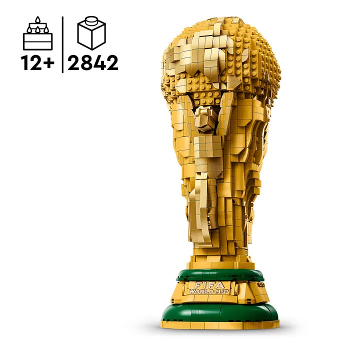 Lego 43020 Trophée Officiel de la Coupe du Monde de la FIFA - Maquette de Construction pour les 12 ans et plus
