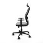 Piqueras y Crespo Chaise de Bureau Jorquera avec Appui-tête, Gris clair