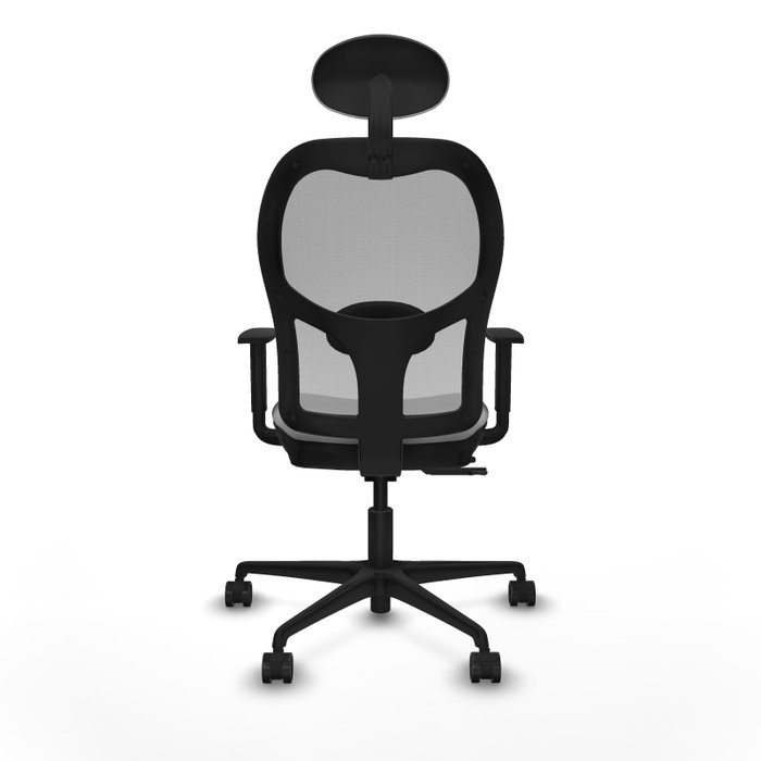 Piqueras y Crespo Chaise de Bureau Jorquera avec Appui-tête, Gris clair Piqueras y Crespo Chaise de Bureau Jorquera avec Appui-tête, Gris clair