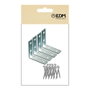 Edm Angle de renfort modèle An02, 60 x 60 x 15 mm, 4 pièces