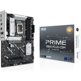 ASUS PRIME B860-PLUS-CSM - Carte mère ATX Intel B860 Socket LGA 1851 pour Intel Core Ultra 2, DDR5, M.2, SATA III, 2.5 GbE