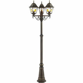 Brilliant Lampadaire Extérieur JANEL Noir Doré