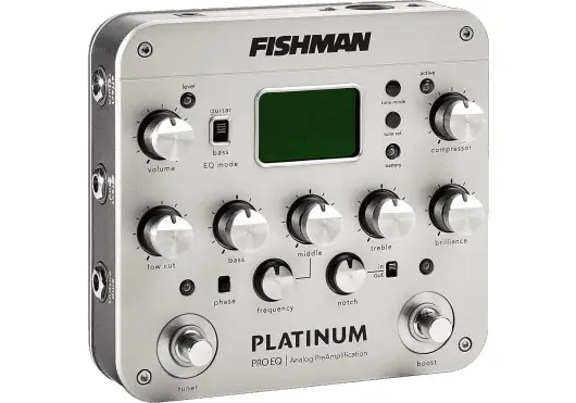 FISHMAN Platinum Pro EQ/DI Préamplificateur Analogique FISHMAN Platinum Pro EQ/DI Préamplificateur Analogique