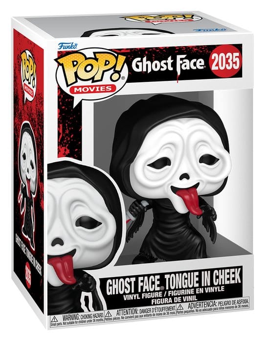 Funko Ghost Face Tongue in Cheek - Figurine Pop! Scream
